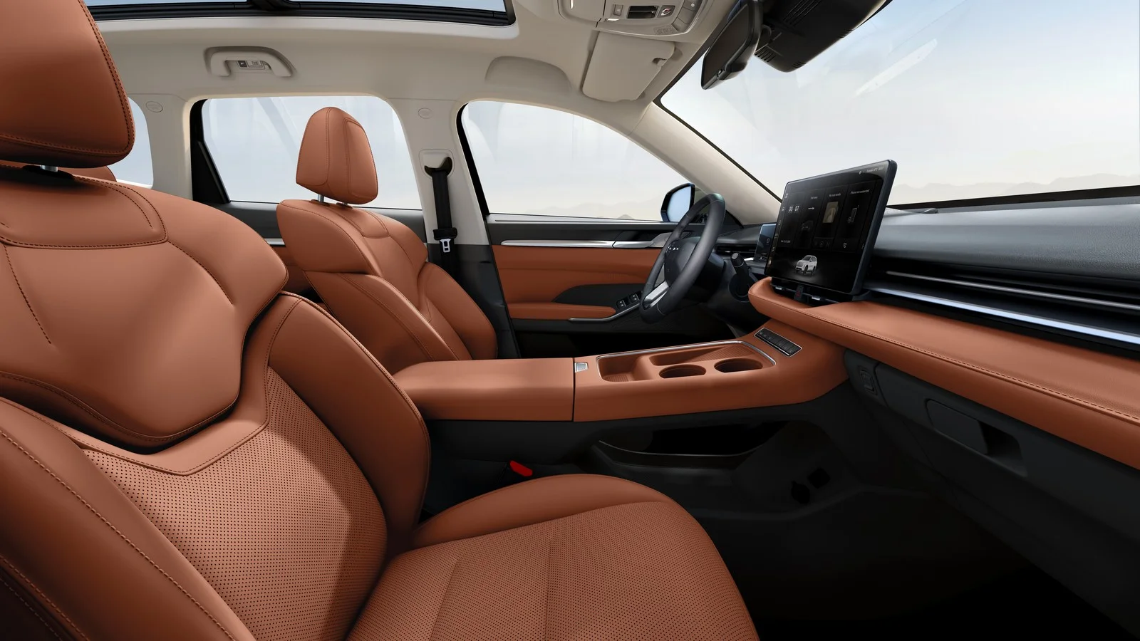 Премиальная отделка салона с улучшенной шумоизоляцией