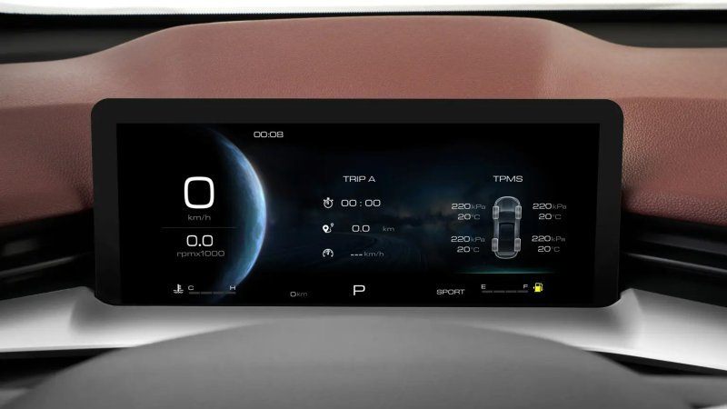 Виртуальная приборная панель диагональю 10,25 дюйма